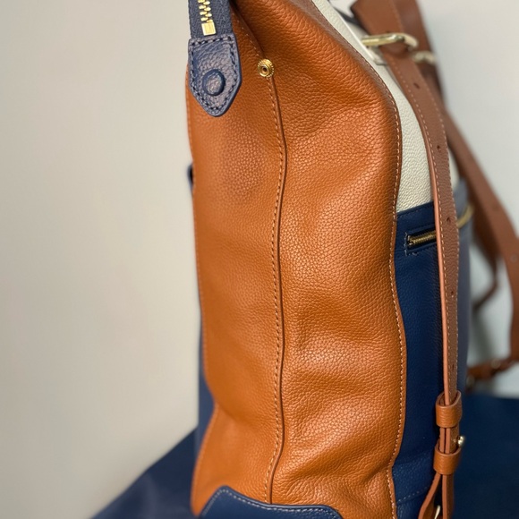 NWT Cole Haan Grand Ambition Convertible Backpack, Bright Blue - Picture 3 of 16